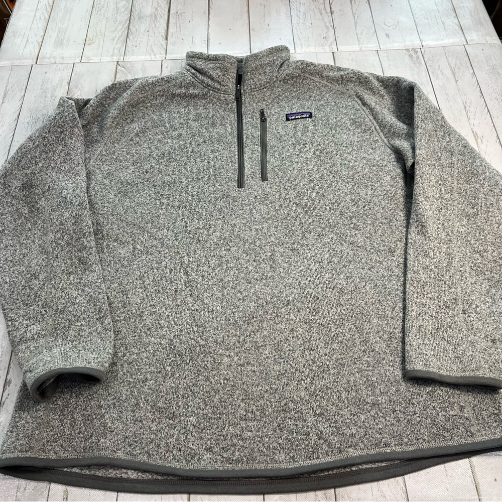 Patagonia Men's Better Sweater 1/4-Zip Fleece Pullover Sz 2XL
